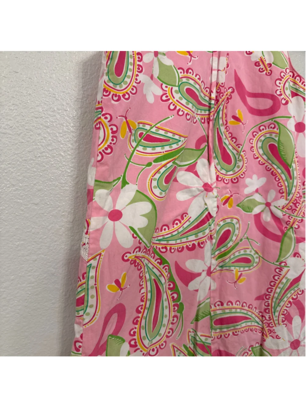 Lilly Pulitzer Girls Little Lilly Classic Shift Paisley Gator Dress Pink Size 6X